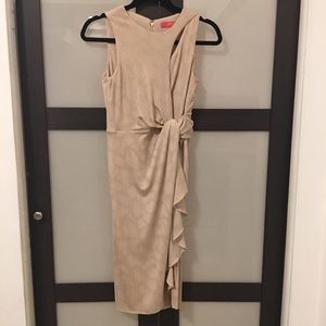 Catherine Malandrino Champagne dress size 2